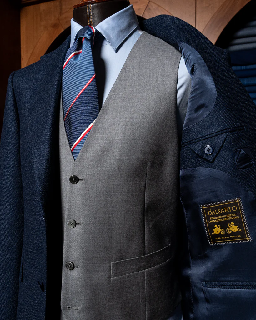 Gilet Grigio Monopetto