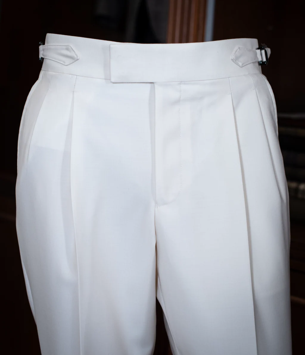Pantalone Borromini Bianco