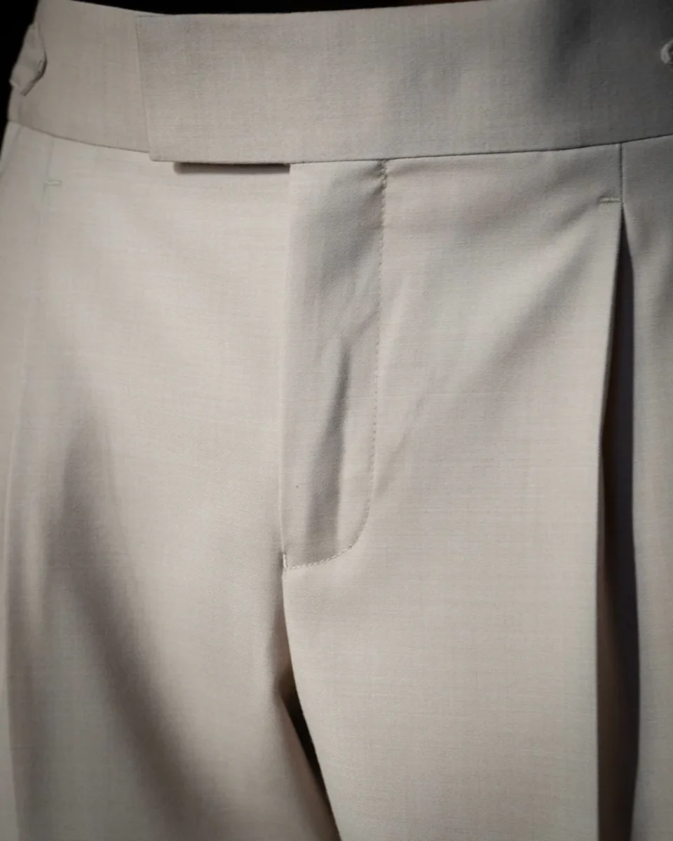 Pantalone Borromini Crema - immagine 7