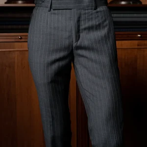 Pantalone Borromini Gessato Grigio