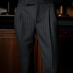 Pantalone Borromini Grigio Gessato