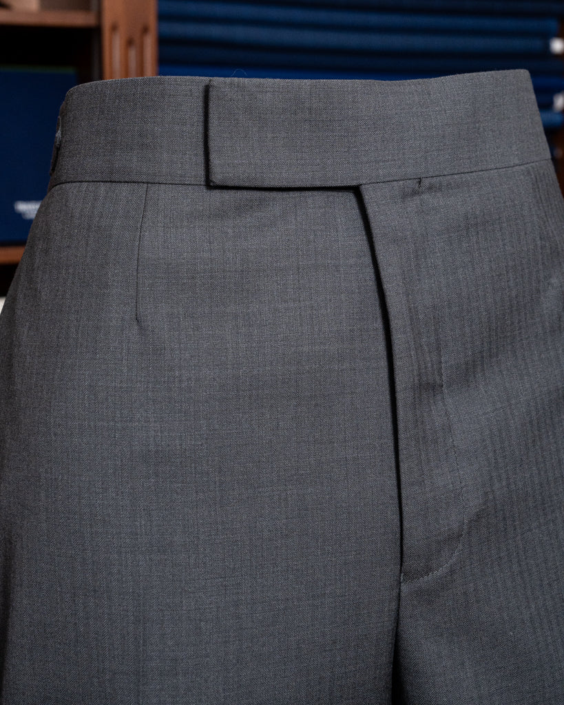 Pantalone Borromini Grigio Spinato - immagine 3