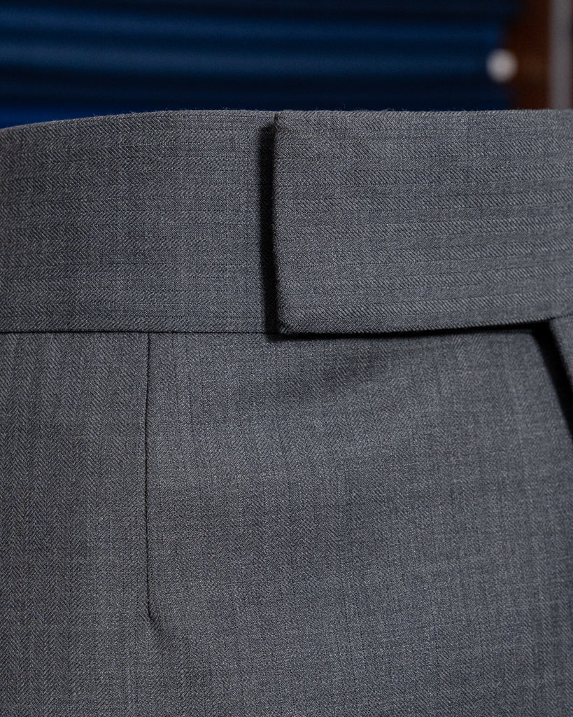 Pantalone Borromini Grigio Spinato - immagine 6