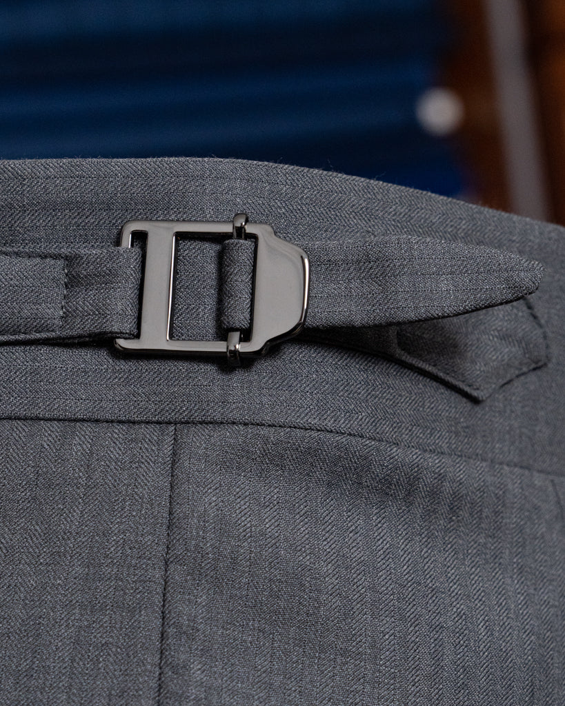 Pantalone Borromini Grigio Spinato - immagine 4