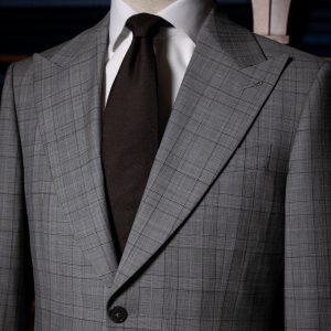 Abito Bernini Principe di Galles Grigio con Gilet