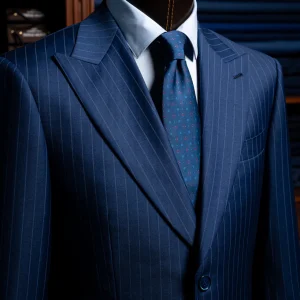 Abito Bernini Blu Reale Gessato