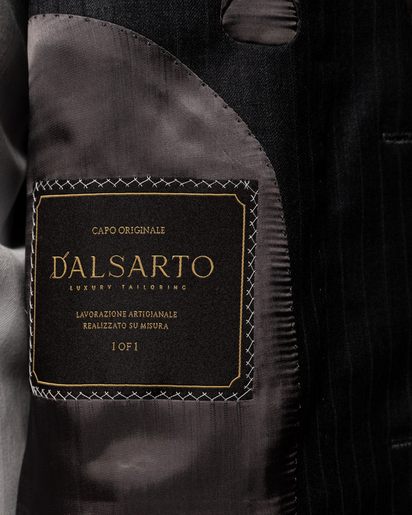 Abito Bernini Spinato Blue Black - immagine 4