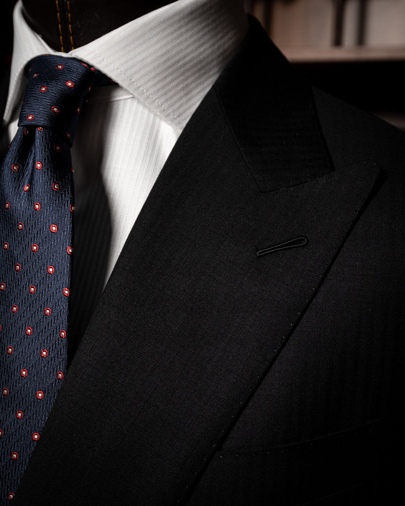 Abito Bernini Spinato Blue Black - immagine 7