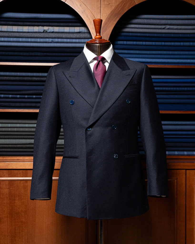 Abito Canova Blu in Flanella - immagine 3