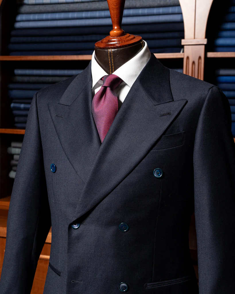 Abito Canova Blu in Flanella - immagine 4