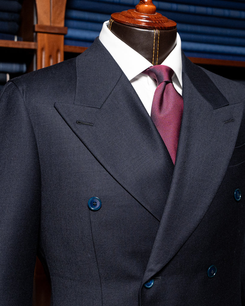 Abito Canova Blu in Flanella - immagine 5