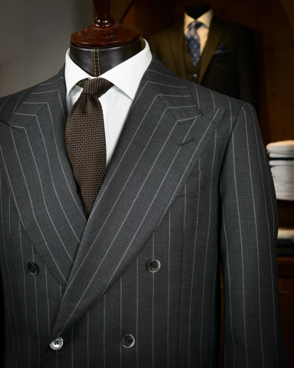 Abito Canova Grigio Gessato