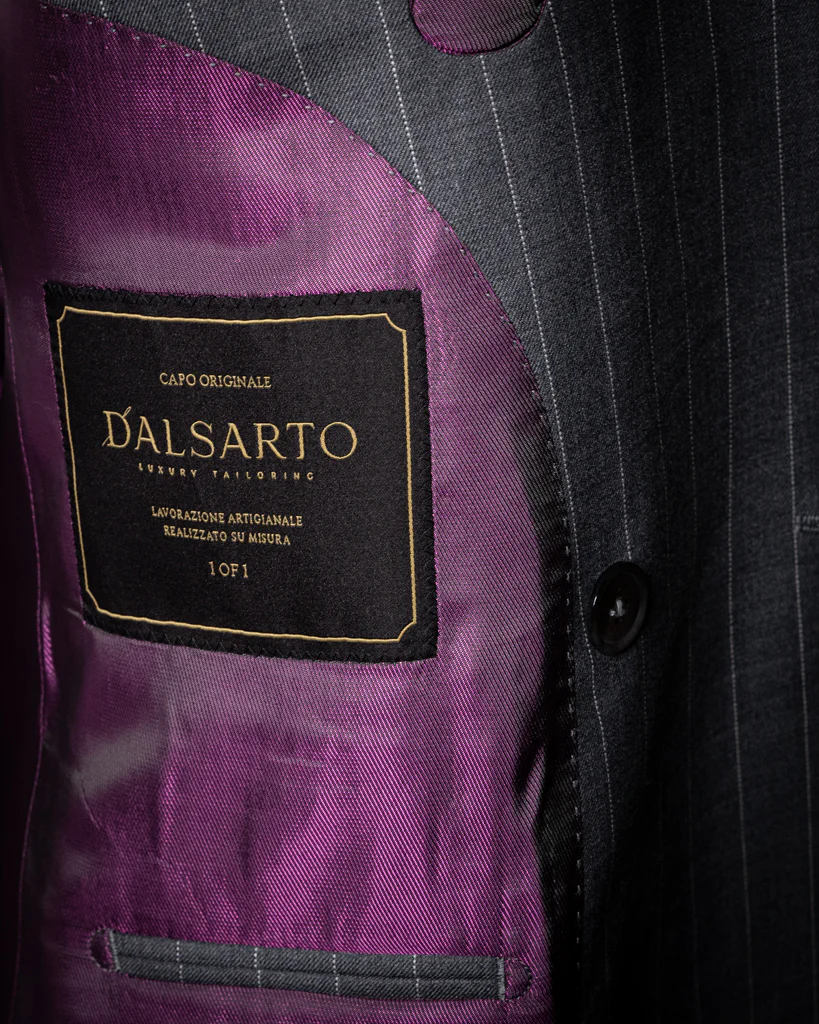 Abito Gessato Grigio Perugino - immagine 5