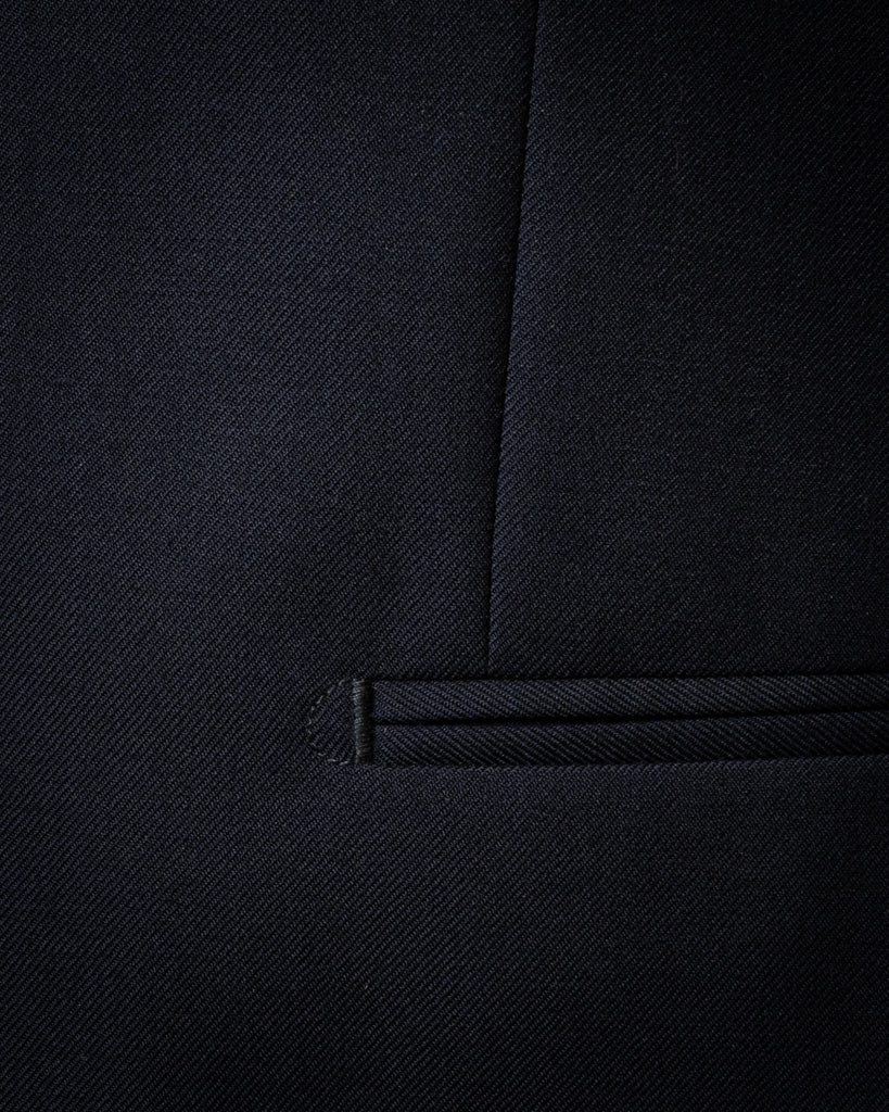 Abito Giotto Cerimonia Blu con Gilet Giallo - immagine 4