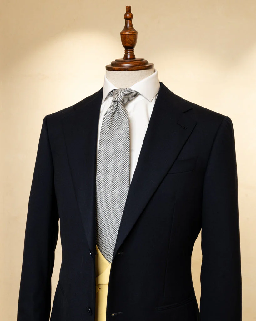 Abito Giotto Cerimonia Blu con Gilet Giallo