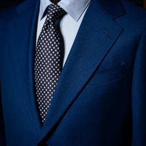 Abito Giotto Occhio Di Pernice Blu Chiaro