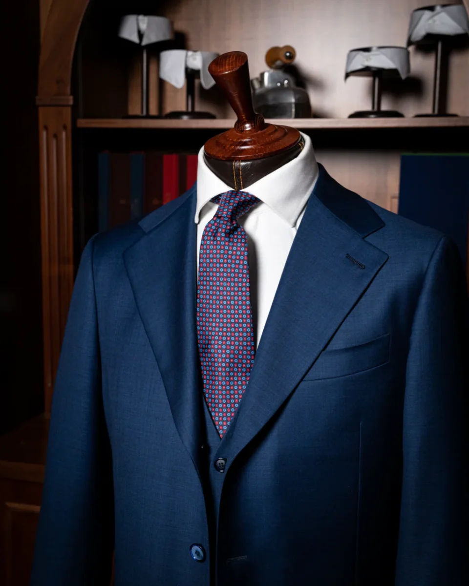 Abito Giotto Blu Notte Con Gilet