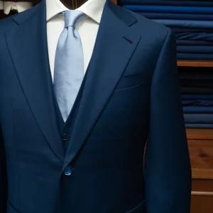 Abito Giotto Blu Pavone con Gilet