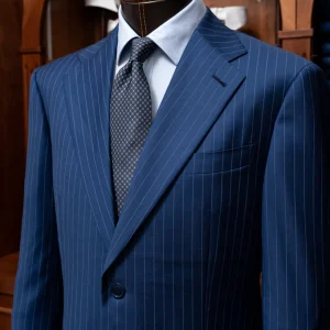 Abito Giotto Blu Reale Gessato