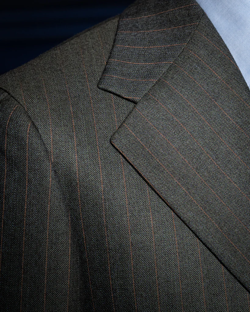 Abito Giotto Gessato Verde Scuro - immagine 5