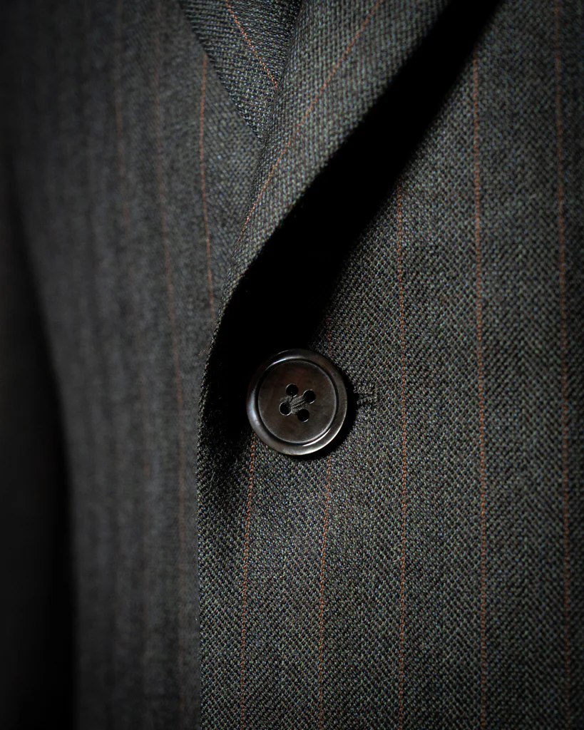 Abito Giotto Gessato Verde Scuro - immagine 4