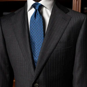 Abito Giotto Grigio Spinato Largo