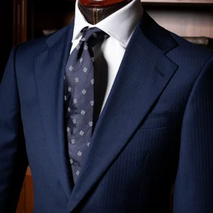 Abito Giotto Spinato Blu Navy