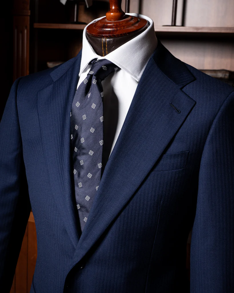 Abito Giotto Spinato Blu Navy