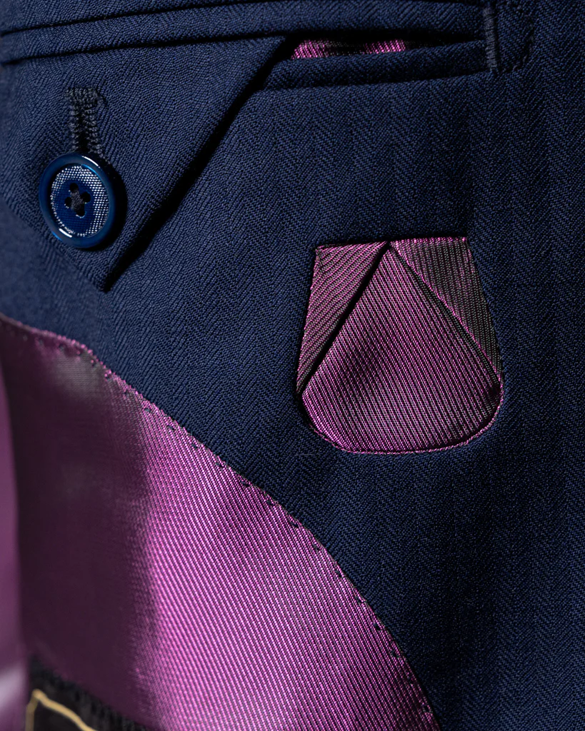 Abito Giotto Spinato Blu Navy - immagine 5