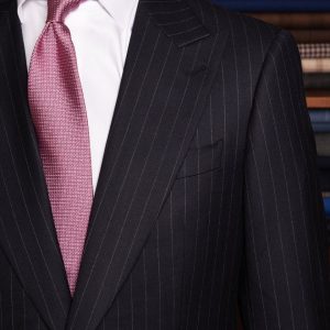 Abito Modernico Gessato Blu Scuro