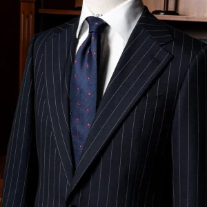 Abito Modernico Gessato Blu Scuro