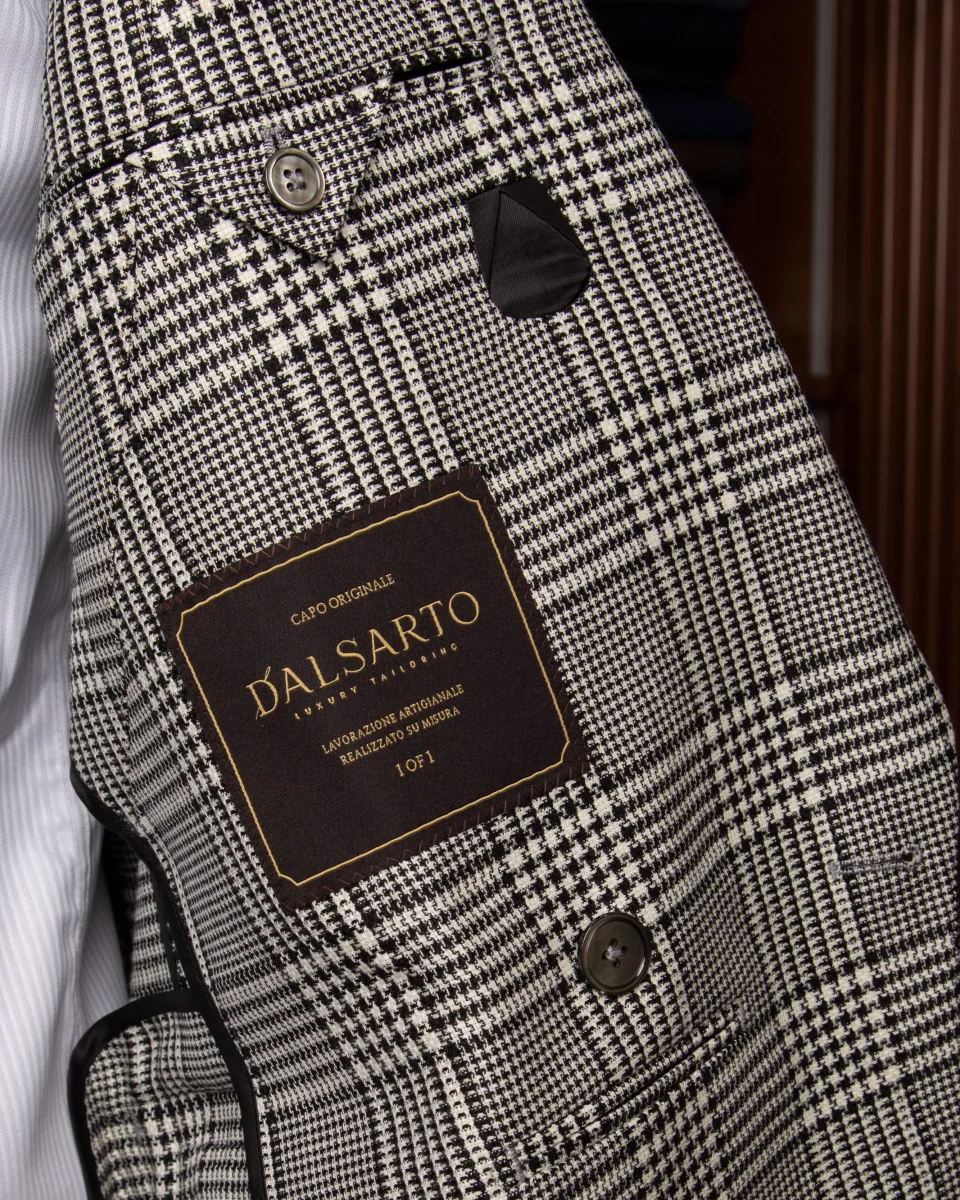 Abito Perugino Principe di Galles Grigio - immagine 5