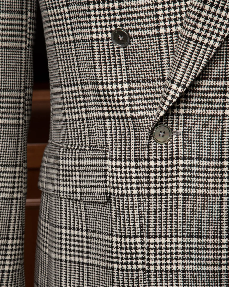 Abito Perugino Principe di Galles Grigio - immagine 6