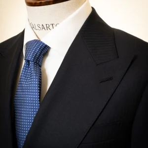 Abito Perugino Spinato Blue Black