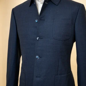 Abito Stile Coreano Blu Melange