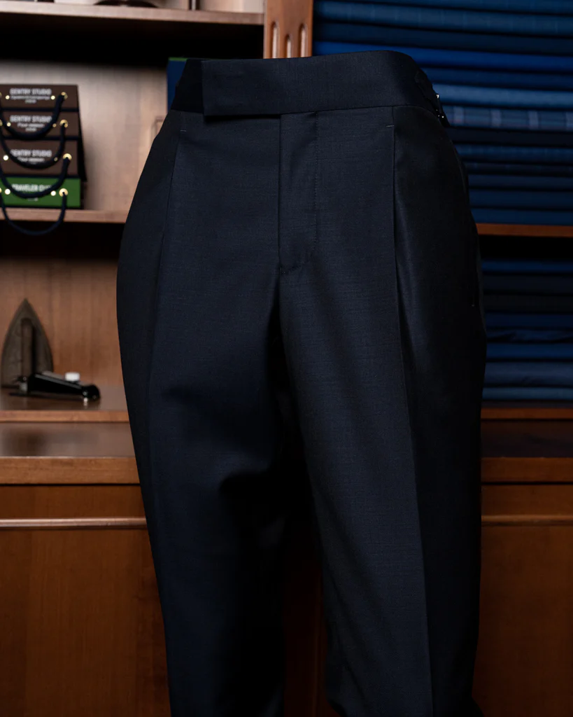 Abito Bernini Blu Navy con Gilet Verde - immagine 5