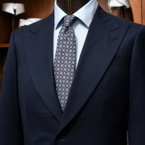 Giacca Bernini Blu Navy Sfoderato