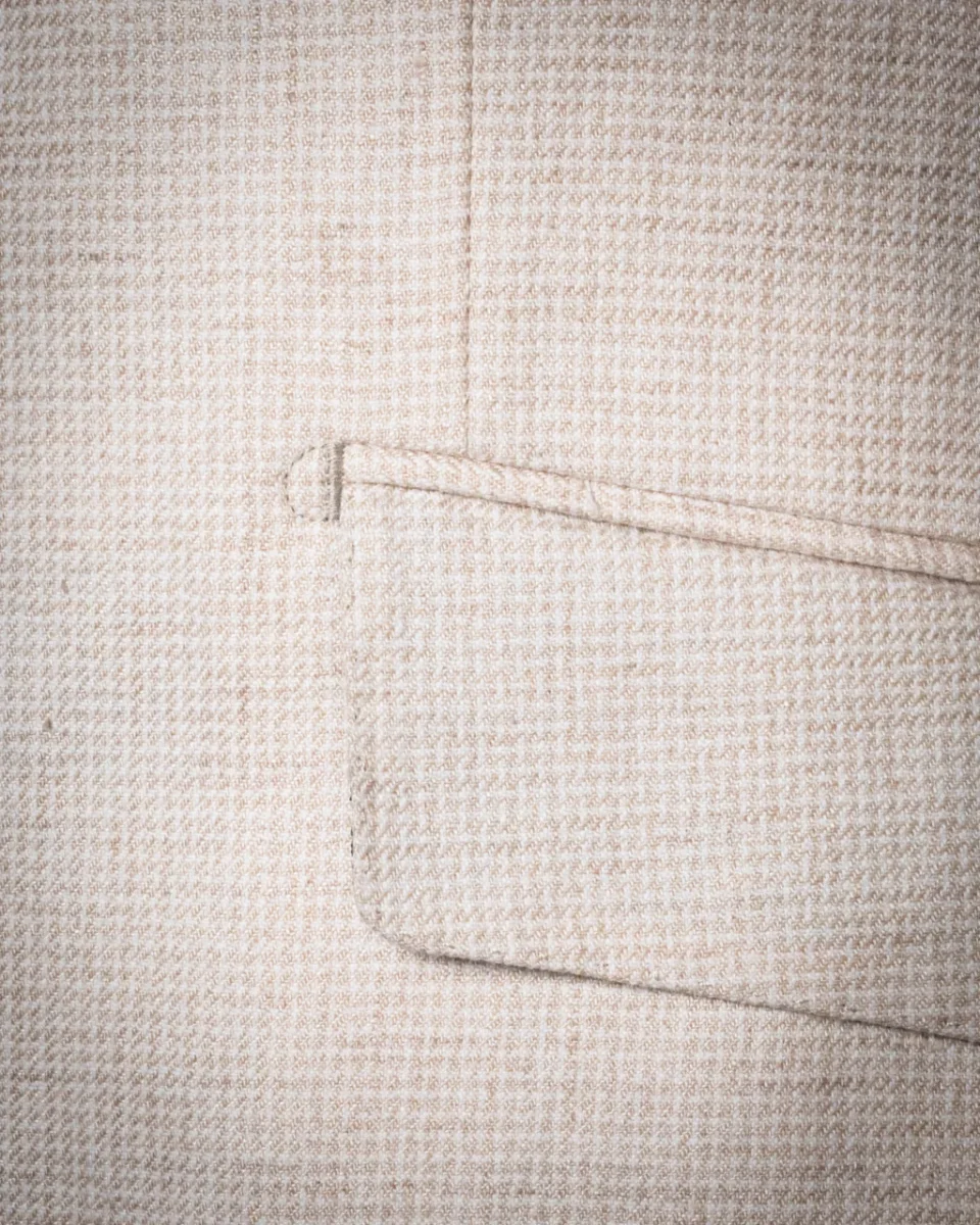 Abito Giotto Pied de Poule Crema - immagine 4