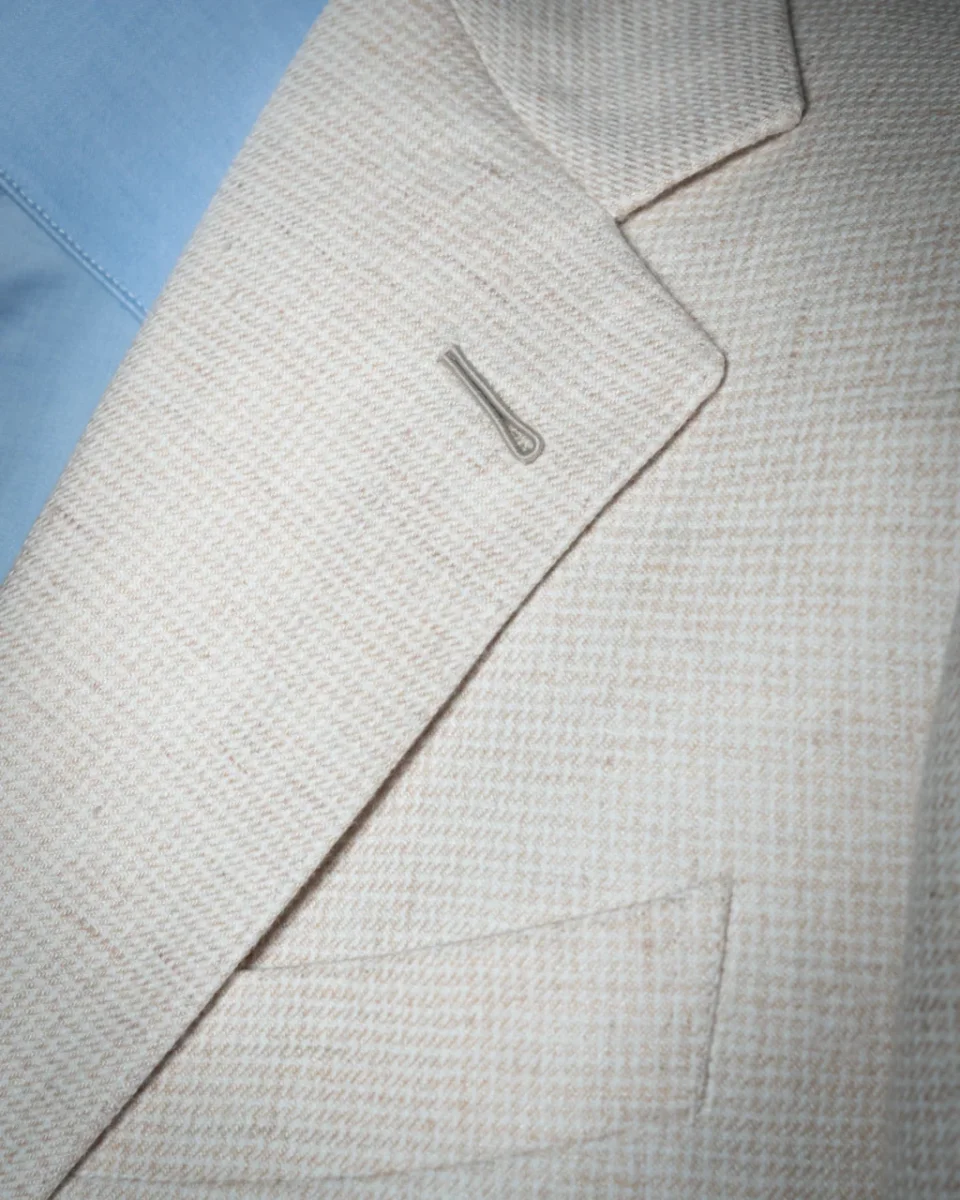 Abito Giotto Pied de Poule Crema - immagine 6