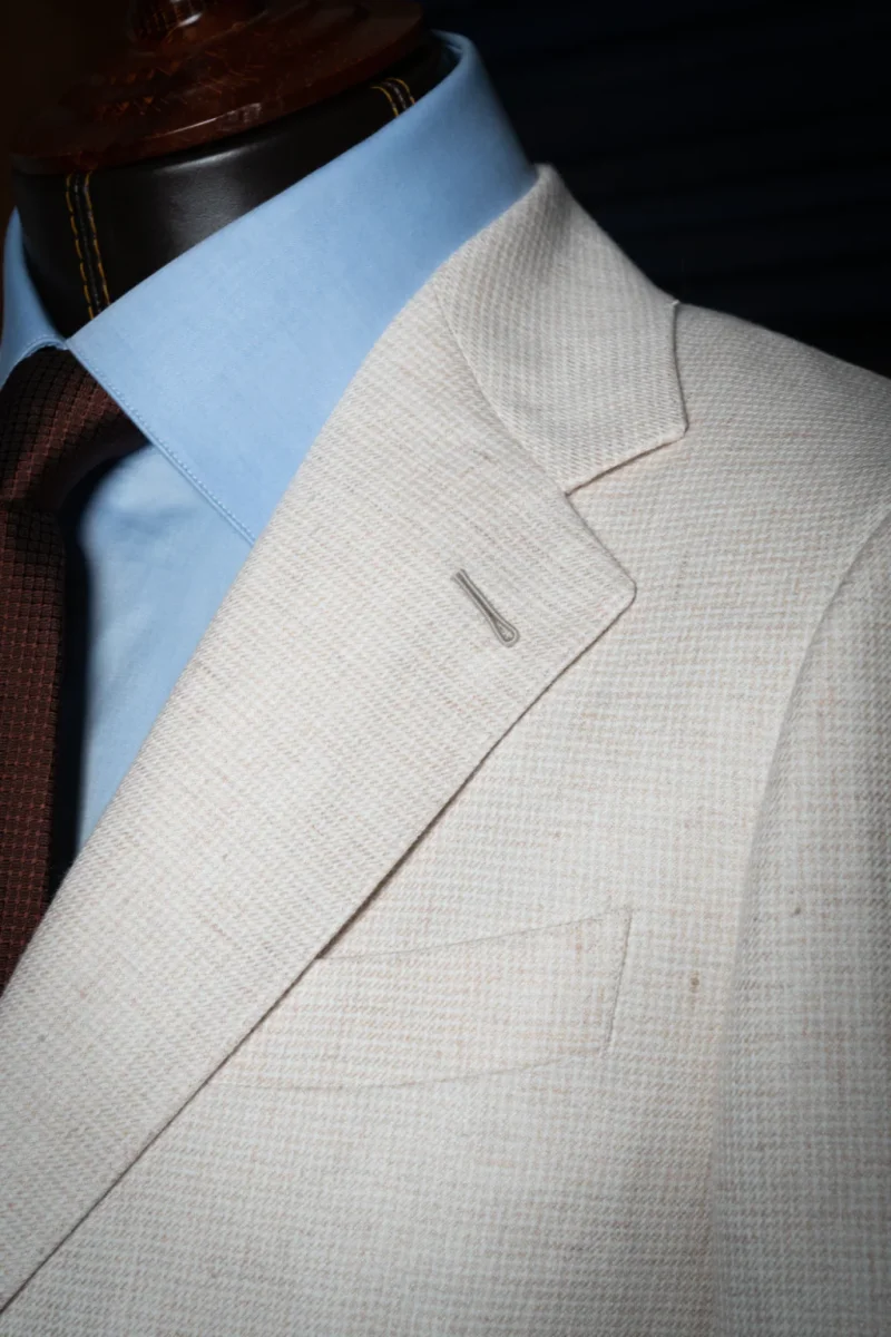 Abito Giotto Pied de Poule Crema - immagine 8