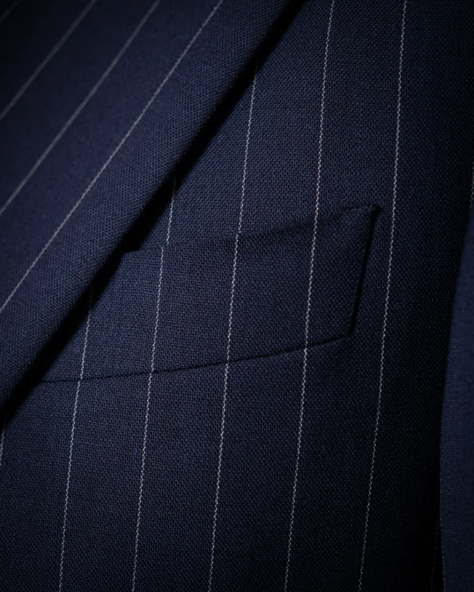 Abito Giotto Blu Gessato - immagine 6