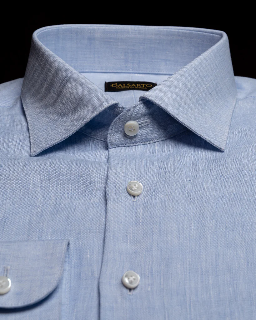 Camicia Azzurro Lino