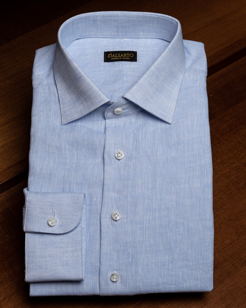 Camicia Azzurro Lino - immagine 3