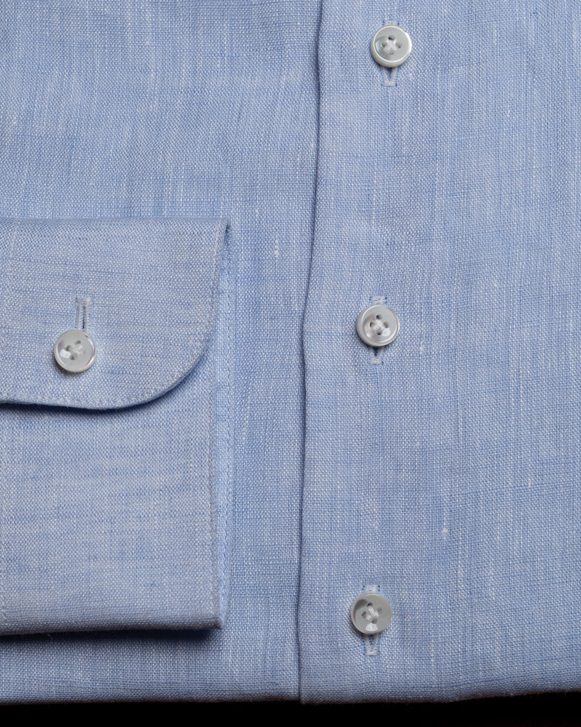 Camicia Azzurro Lino - immagine 5