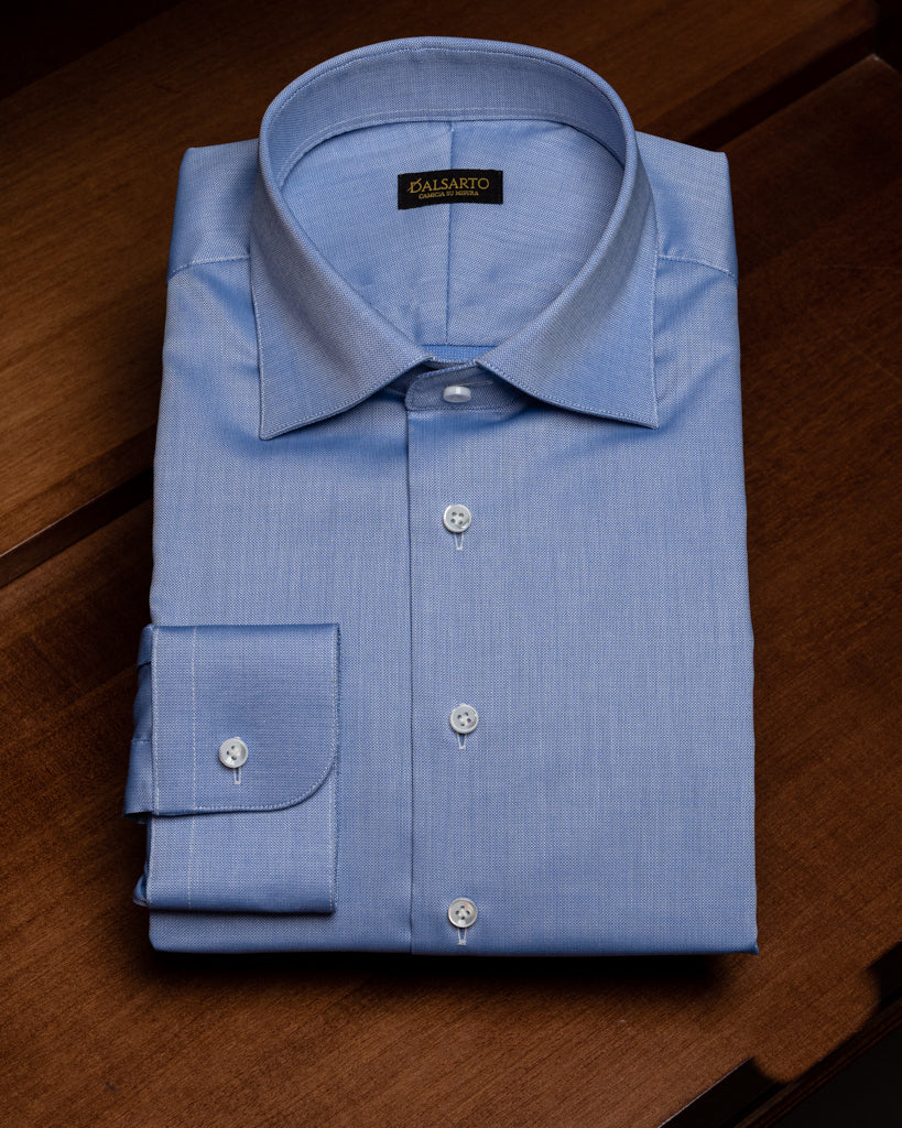 Camicia Azzurro Piquet - immagine 3