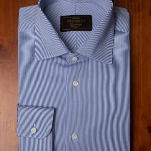 Camicia Blu e Bianca bacchettata