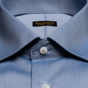 Camicia Celeste Spinata