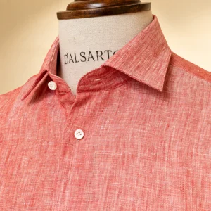 Camicia Rossa in Lino