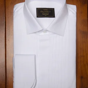 Camicia Smoking con Plissé