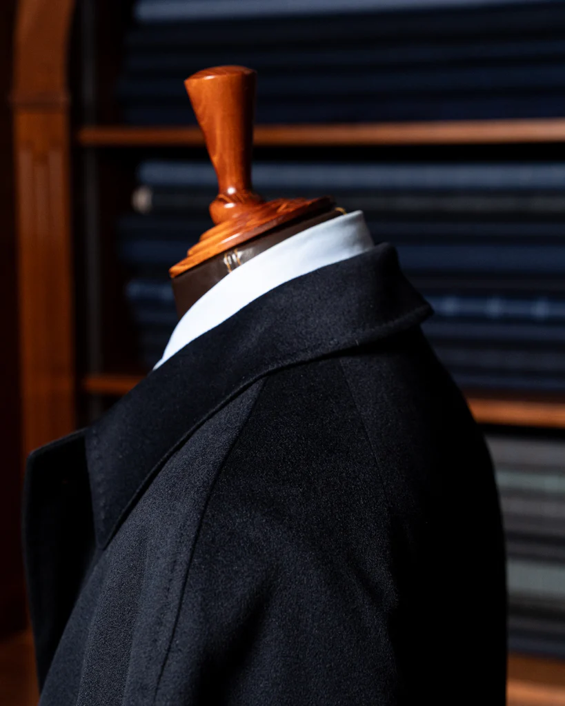 Cappotto Blu Scuro con Cinta - immagine 4